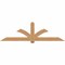 Ekena Millwork Redmond Smooth Timber Gable Bracket, Western Red Cedar, 96"W x 28"H x 3 1/2"D x 5 1/2"F, 7/12 Pitch GBW096X28X0406RED00SWR - alternate 1